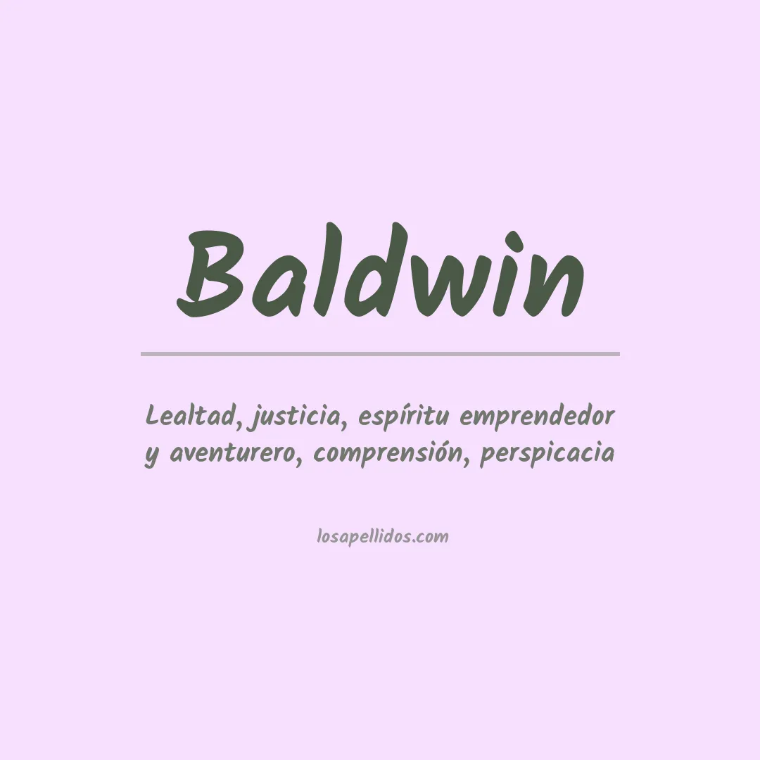Apellido Baldwin