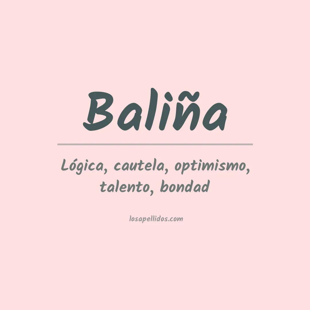 Apellido Baliña