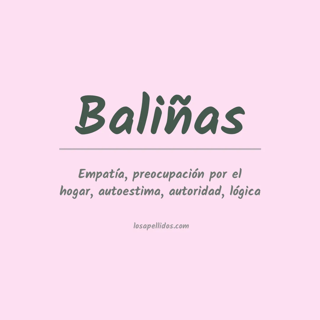 Apellido Baliñas