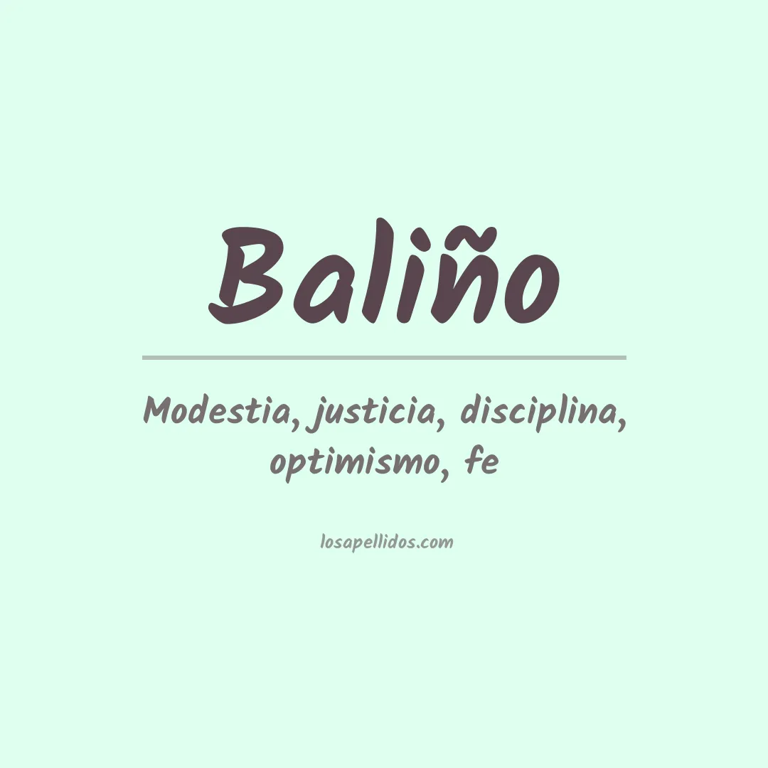 Apellido Baliño