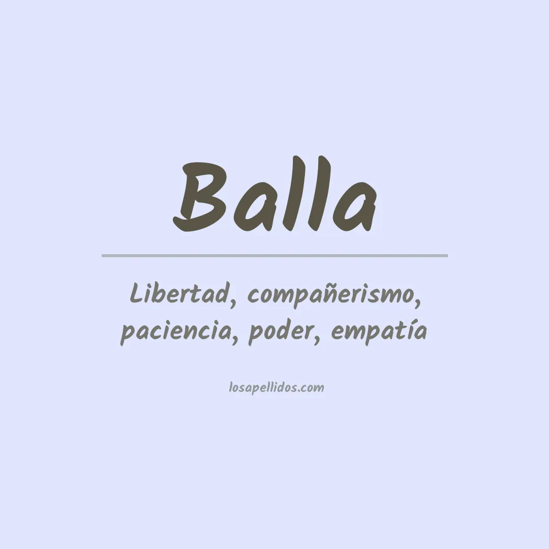 Apellido Balla