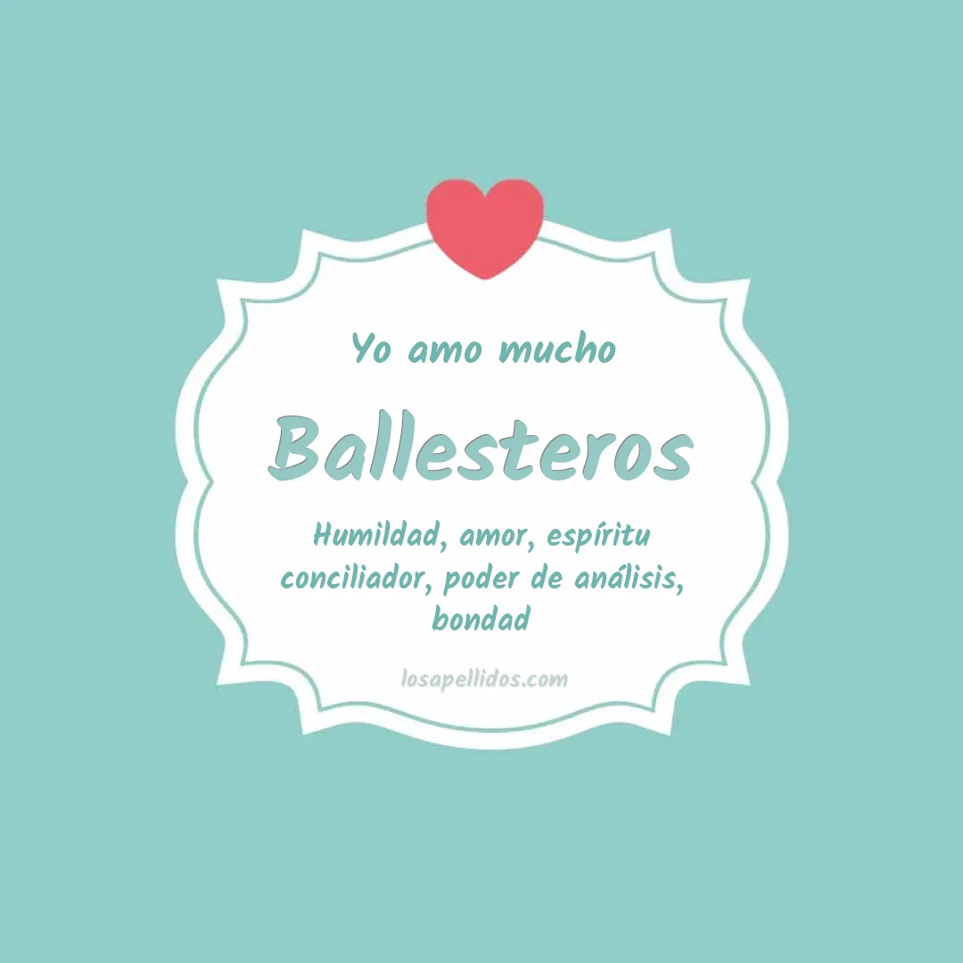 Yo amo mucho Ballesteros