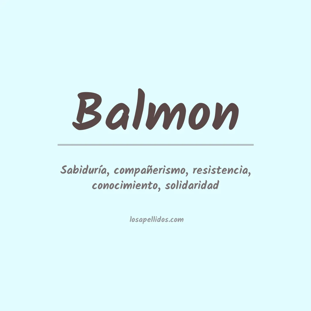 Apellido Balmon
