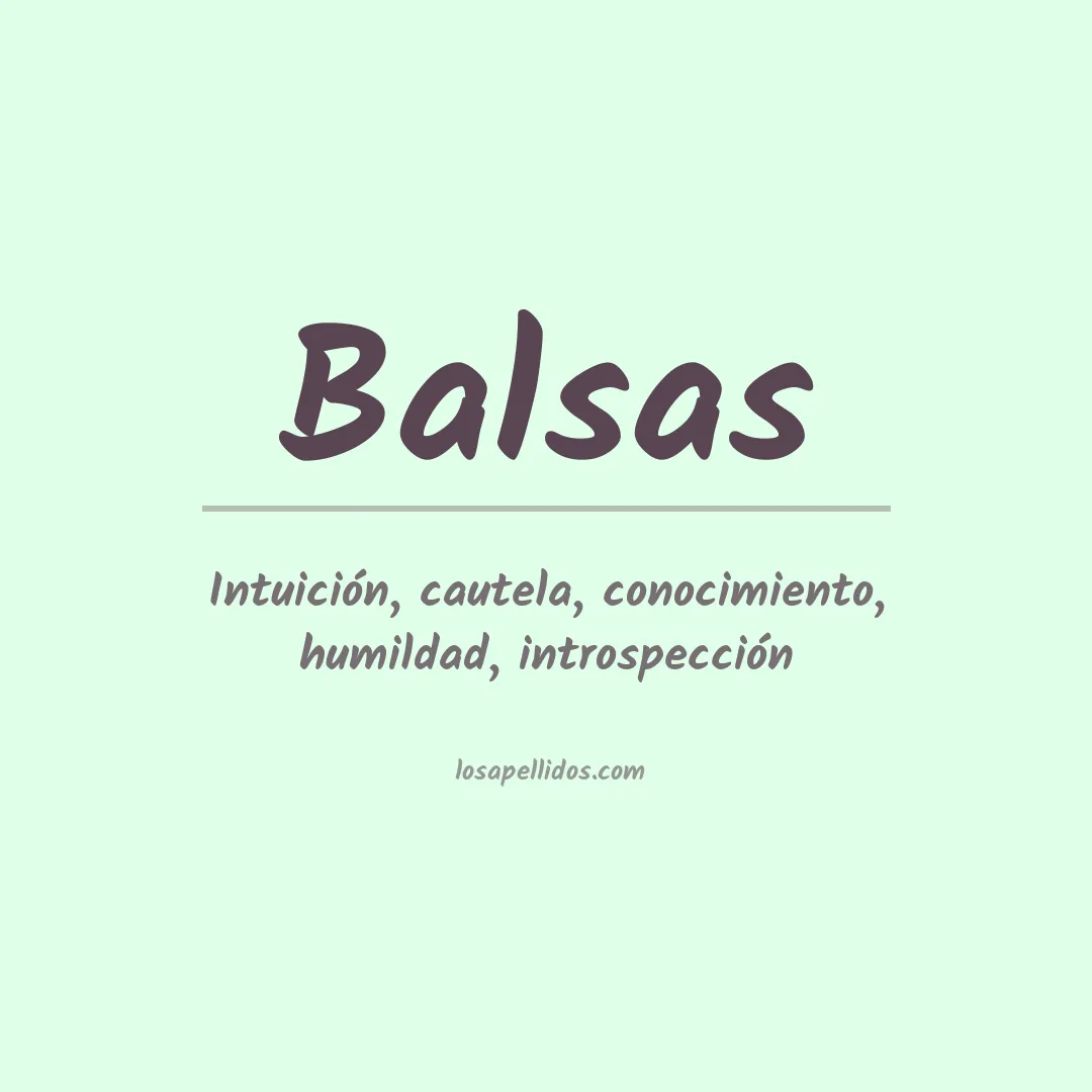 Apellido Balsas