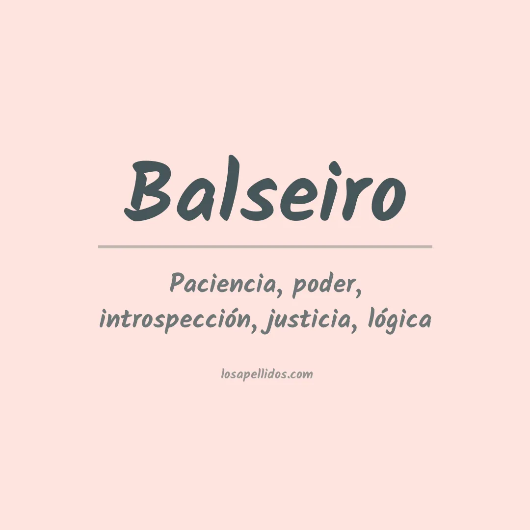 Apellido Balseiro