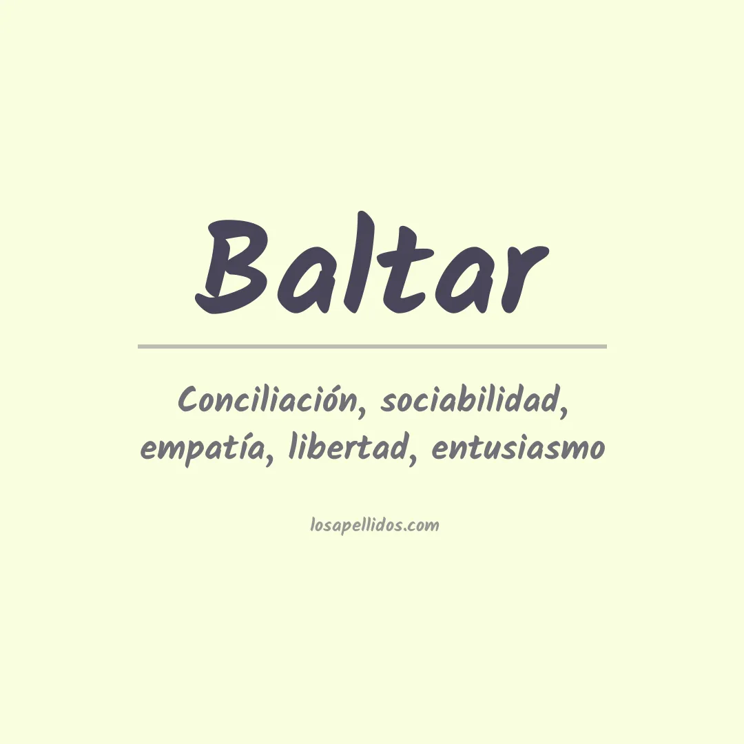 Apellido Baltar