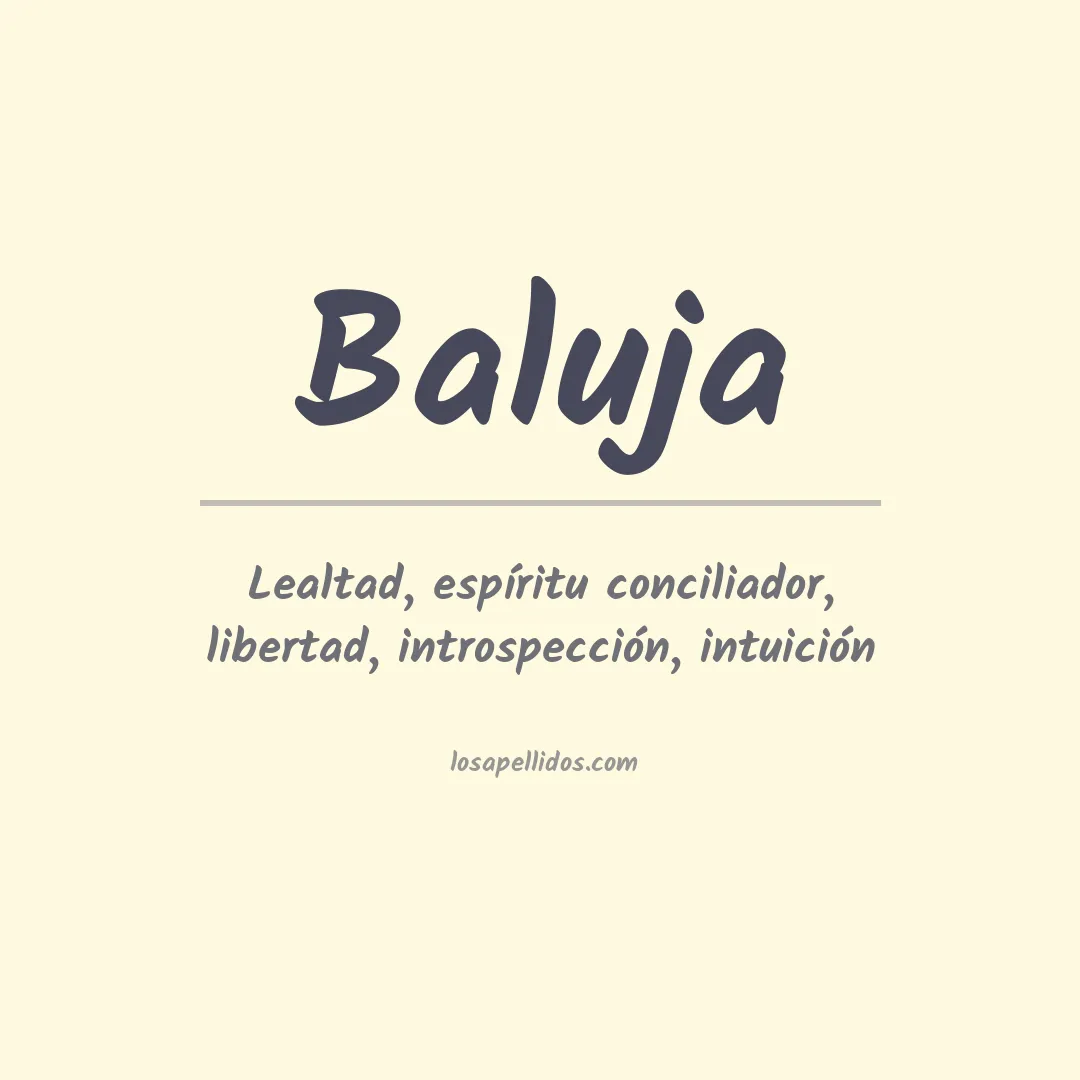 Apellido Baluja