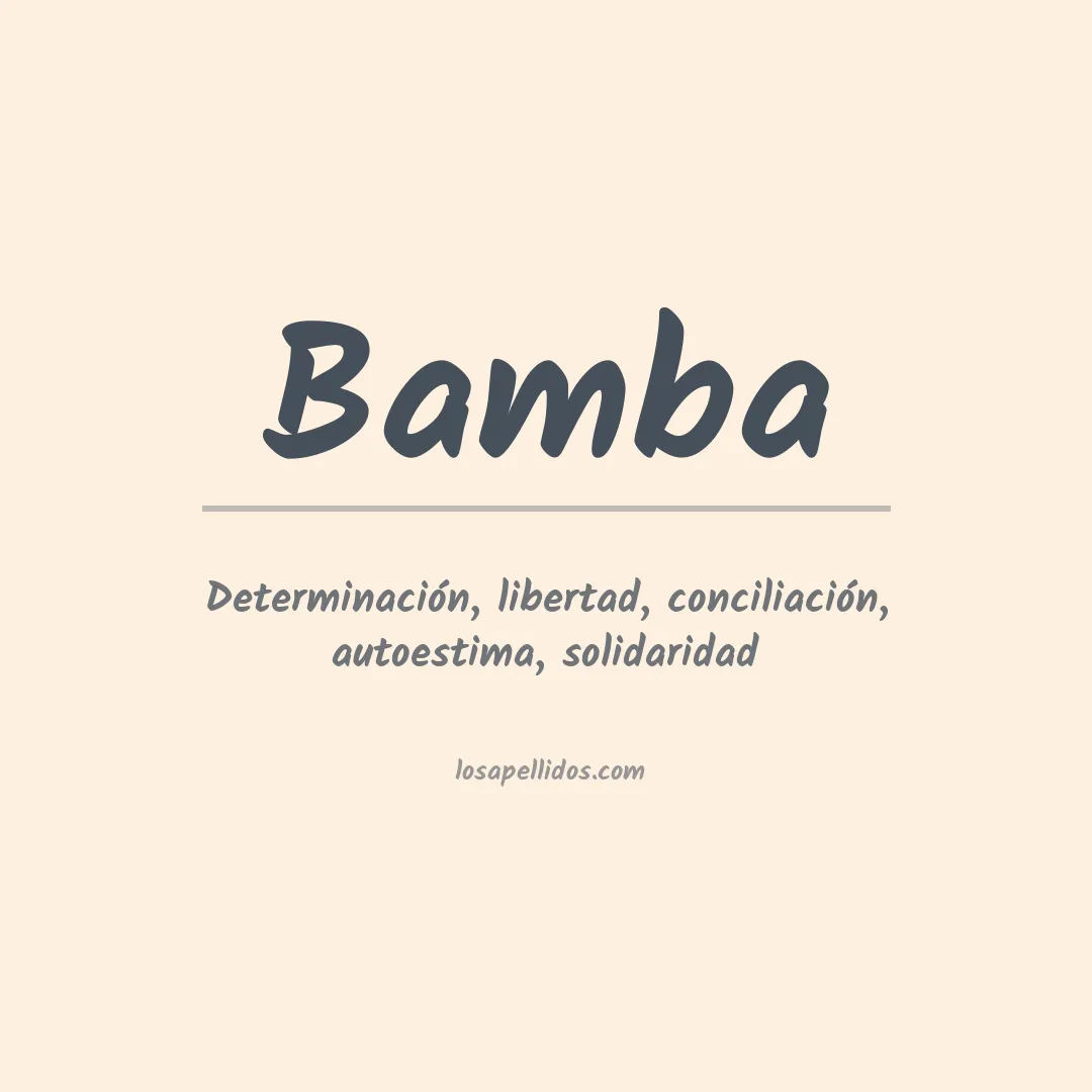 Apellido Bamba