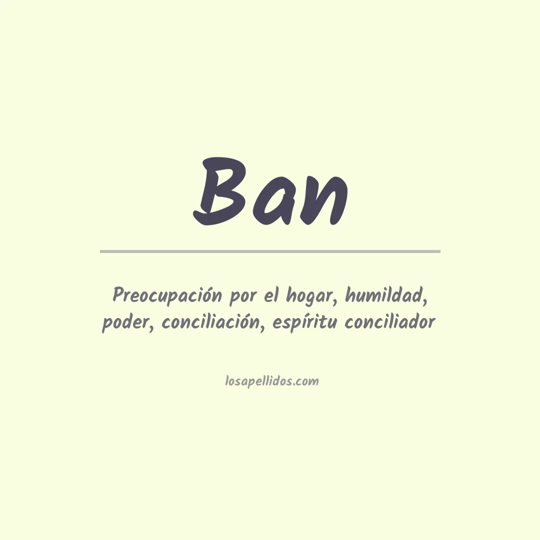 Apellido Ban