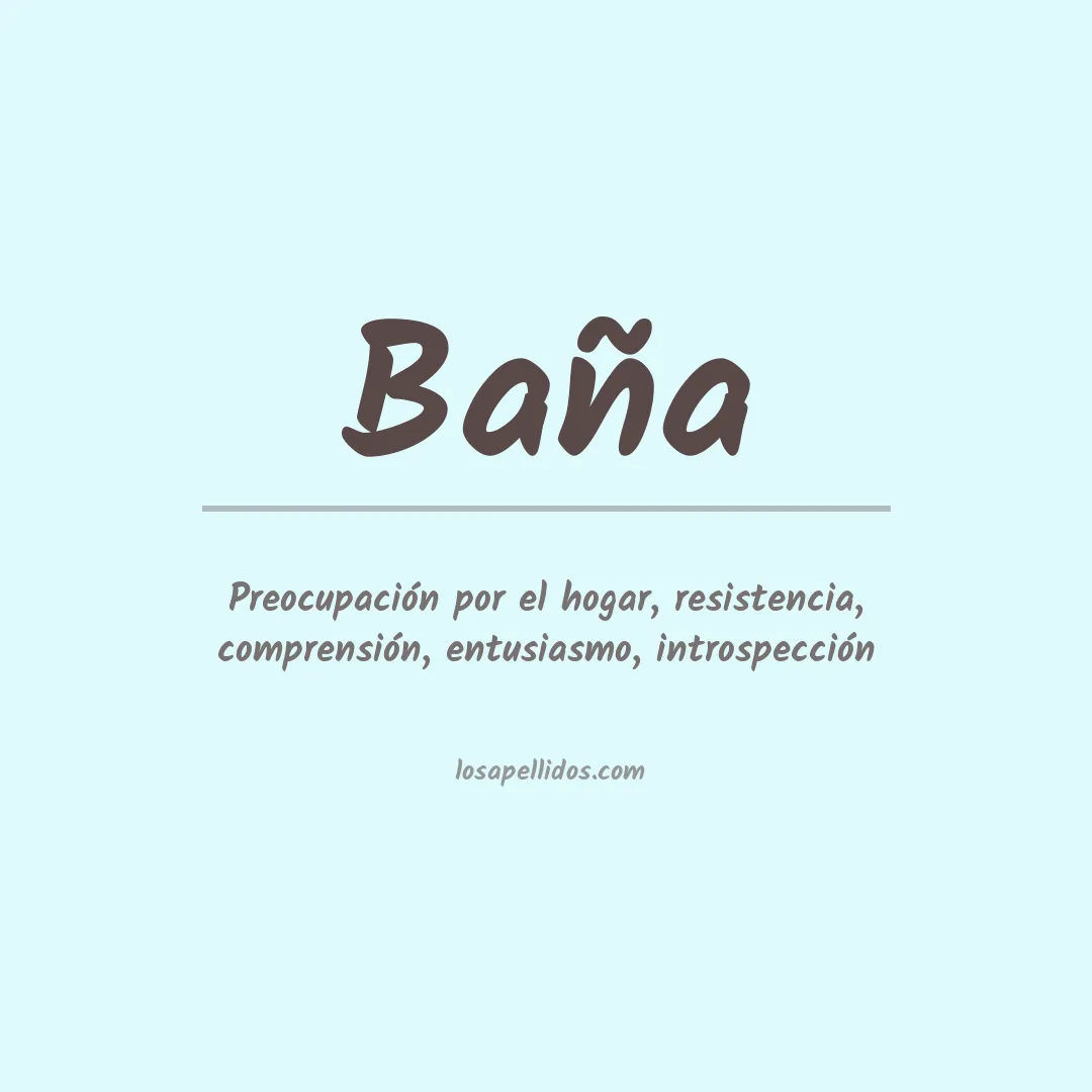 Apellido Baña