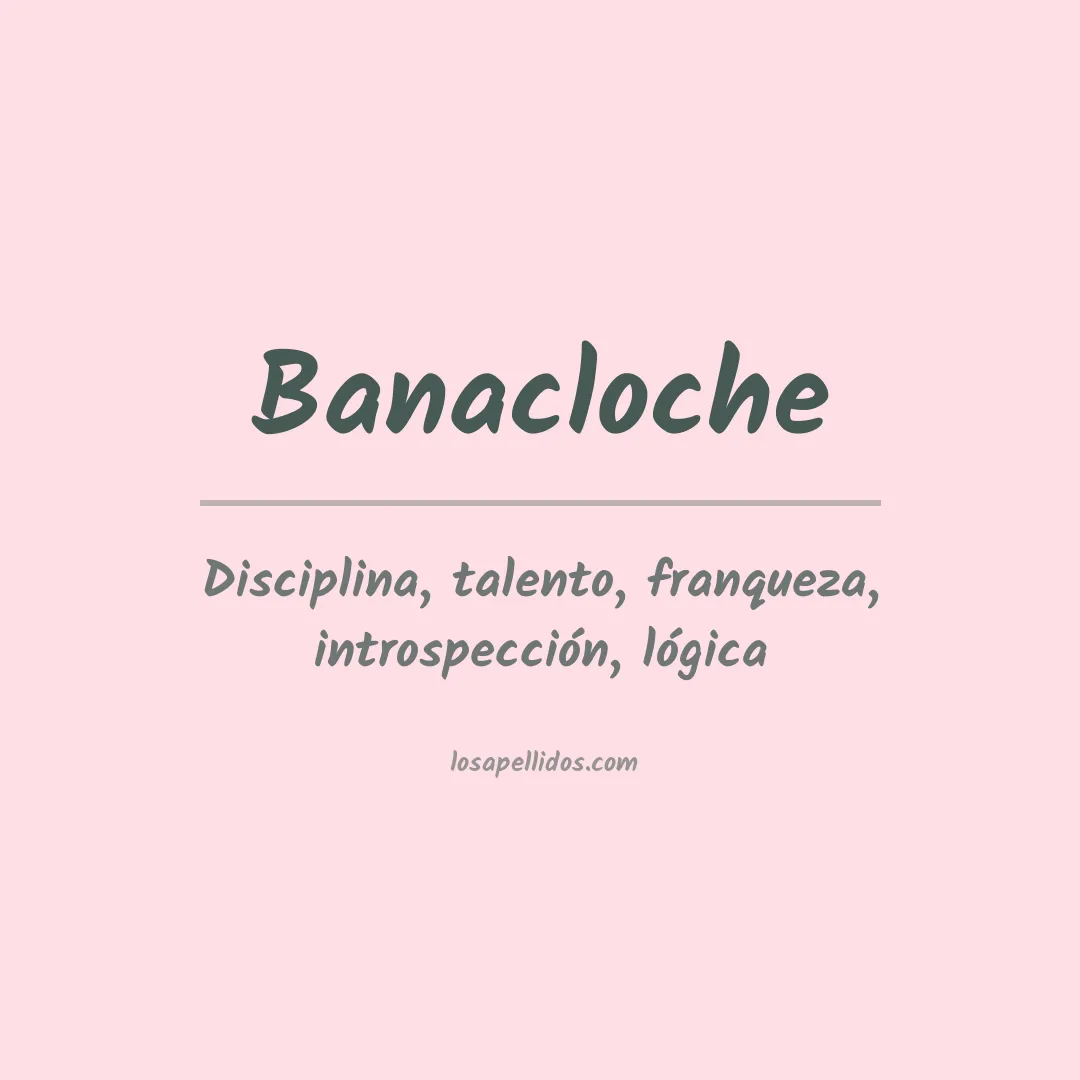 Apellido Banacloche