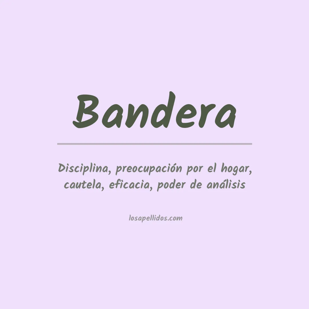 Apellido Bandera