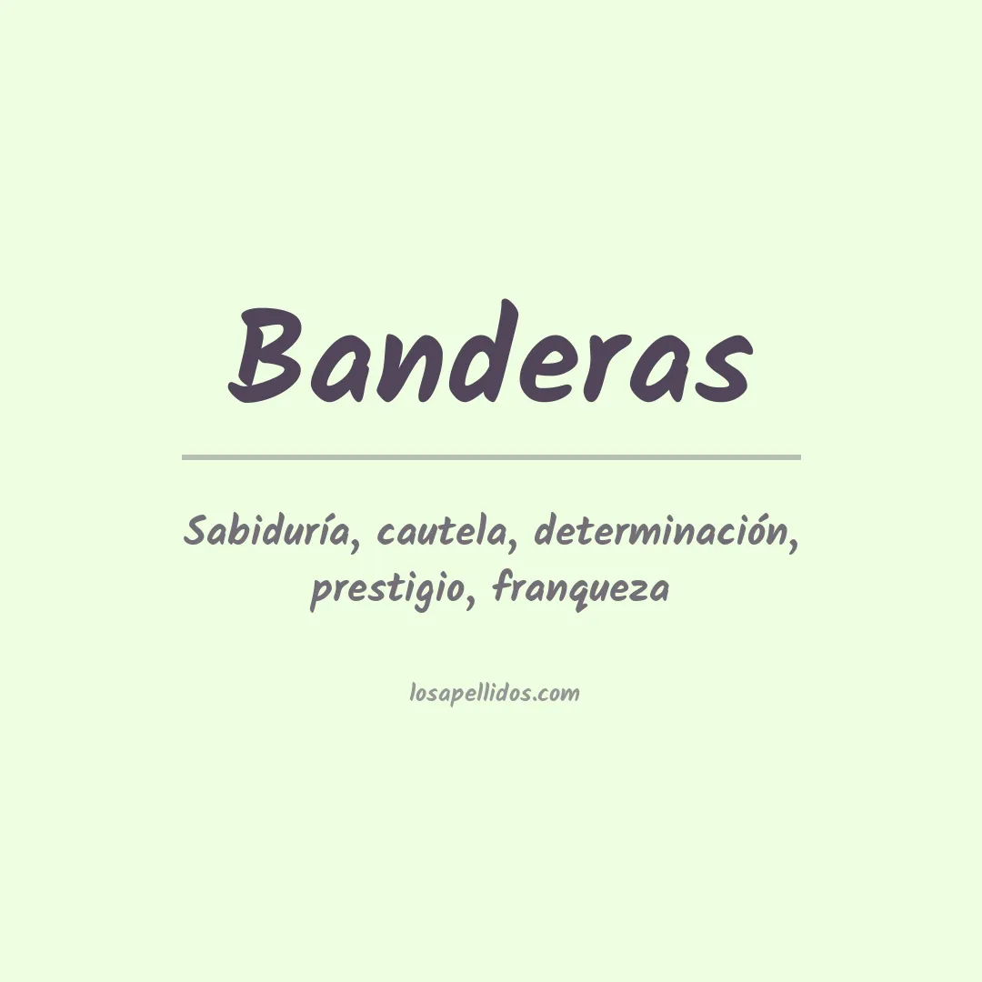 Apellido Banderas