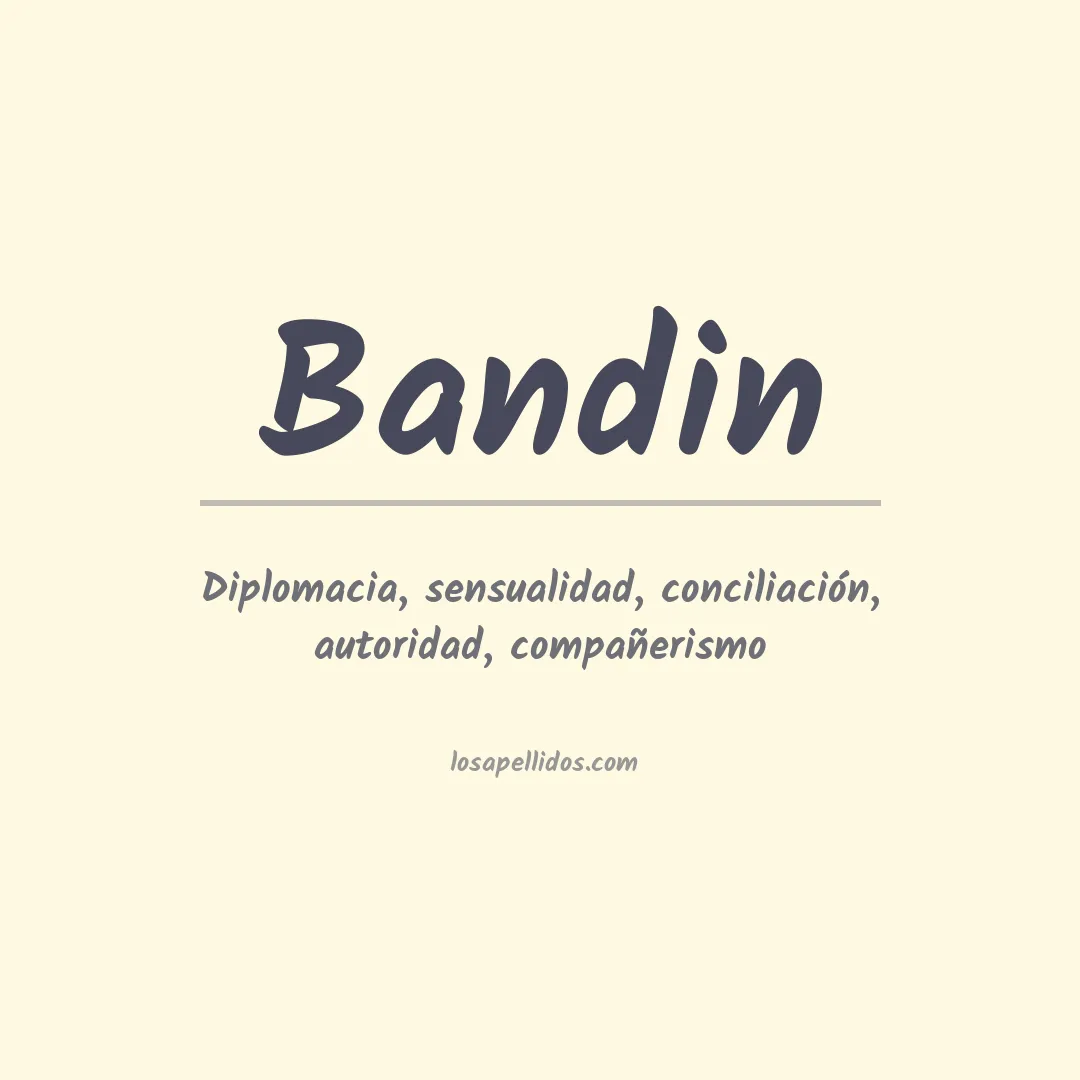 Apellido Bandin