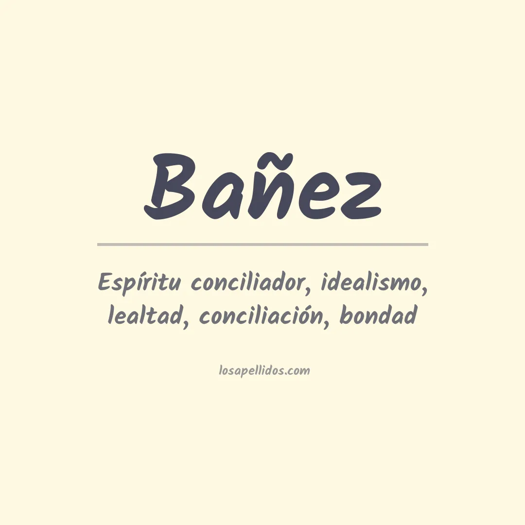 Apellido Bañez