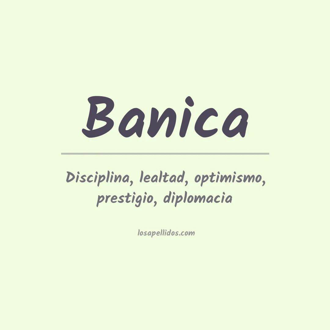 Apellido Banica