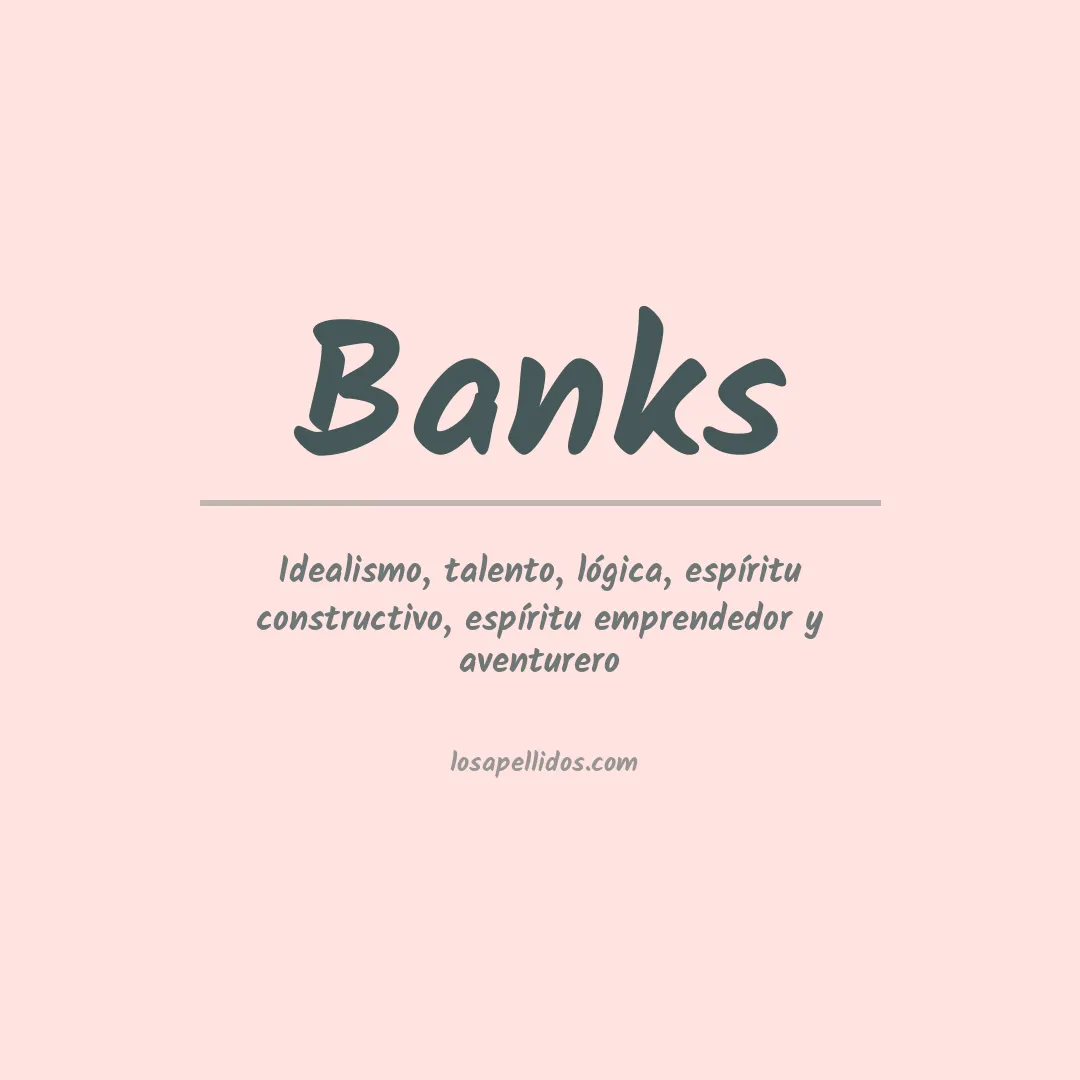 Apellido Banks