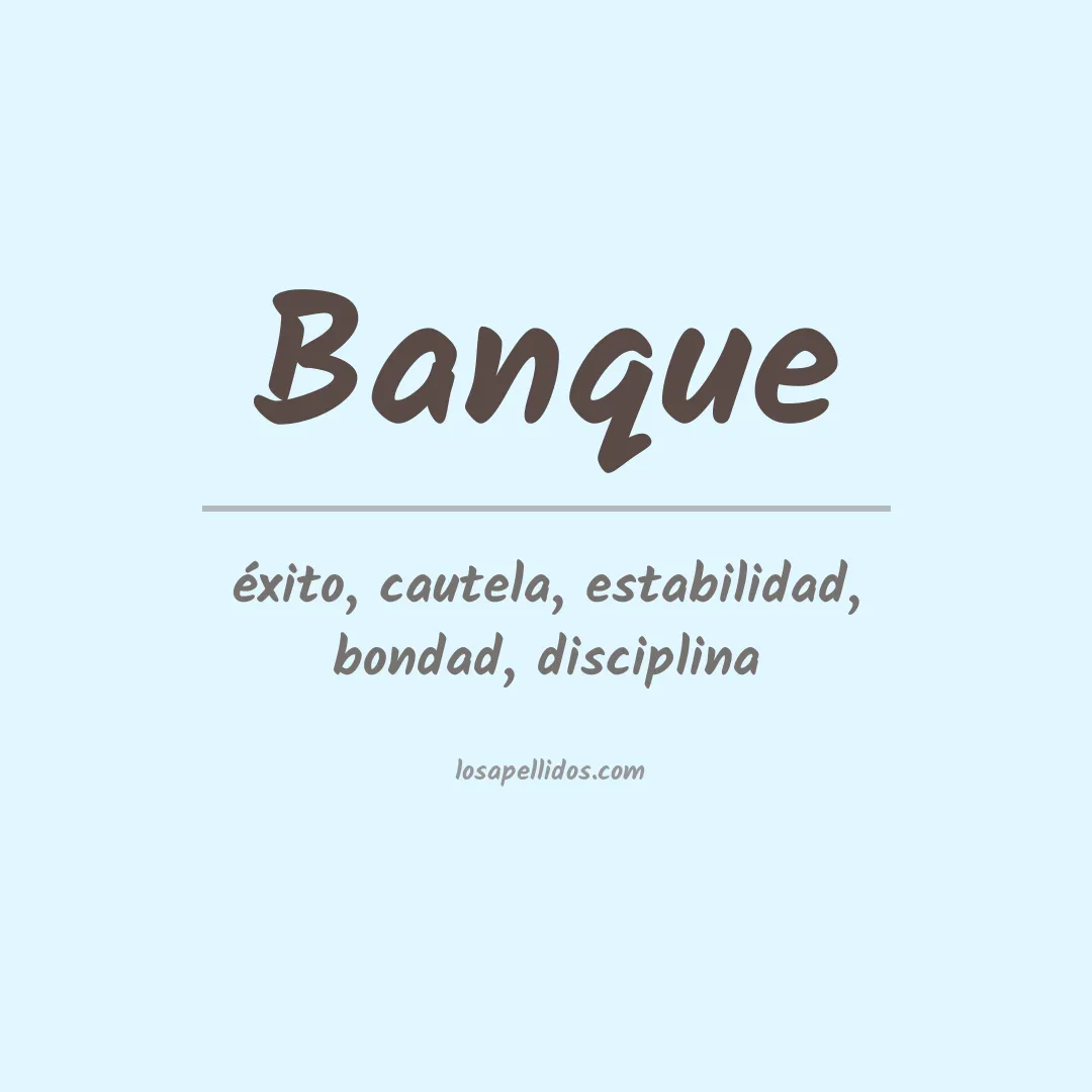 Apellido Banque