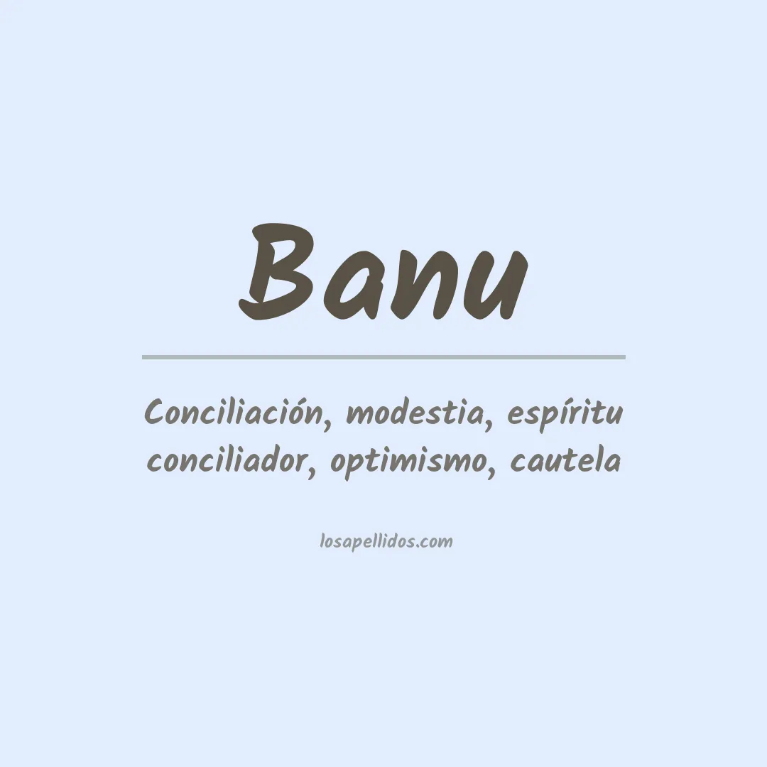 Apellido Banu