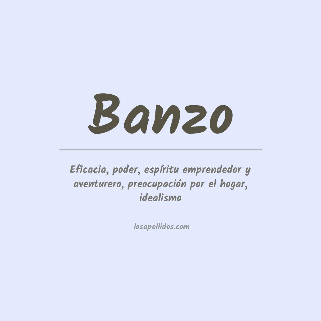 Apellido Banzo