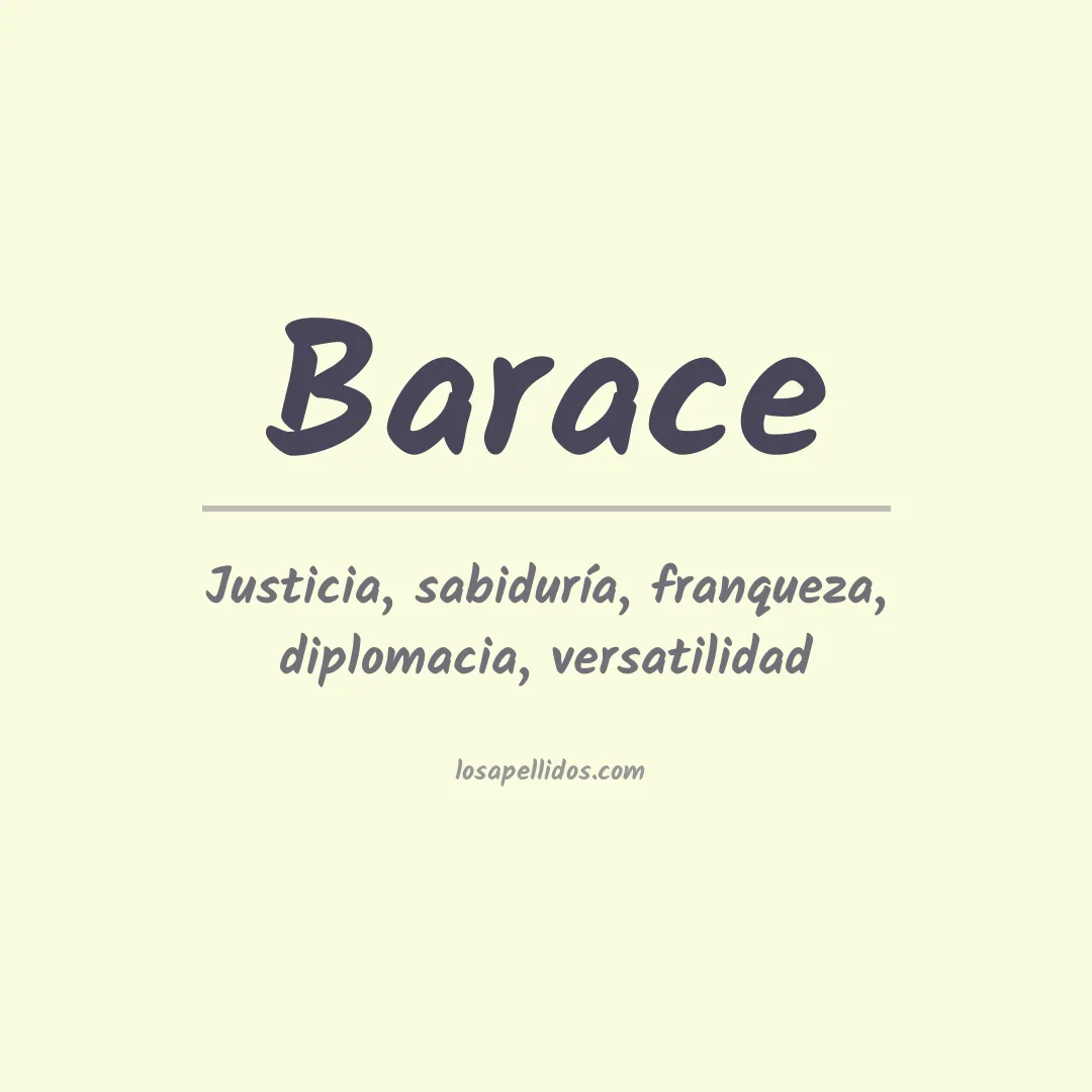 Apellido Barace
