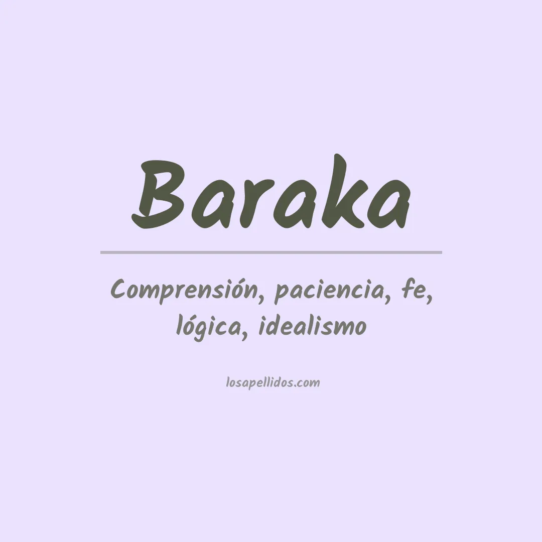 Apellido Baraka