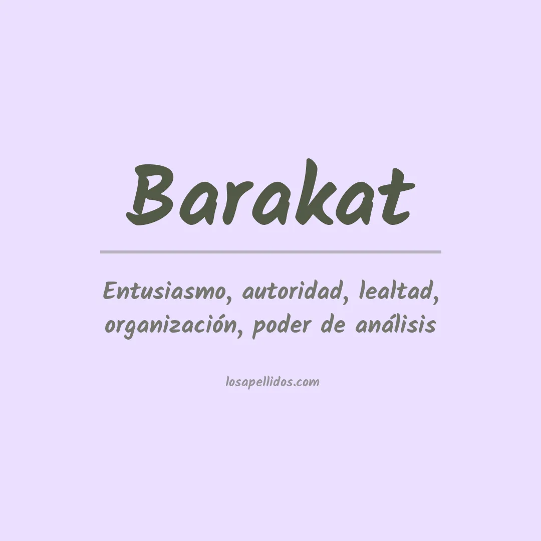 Apellido Barakat