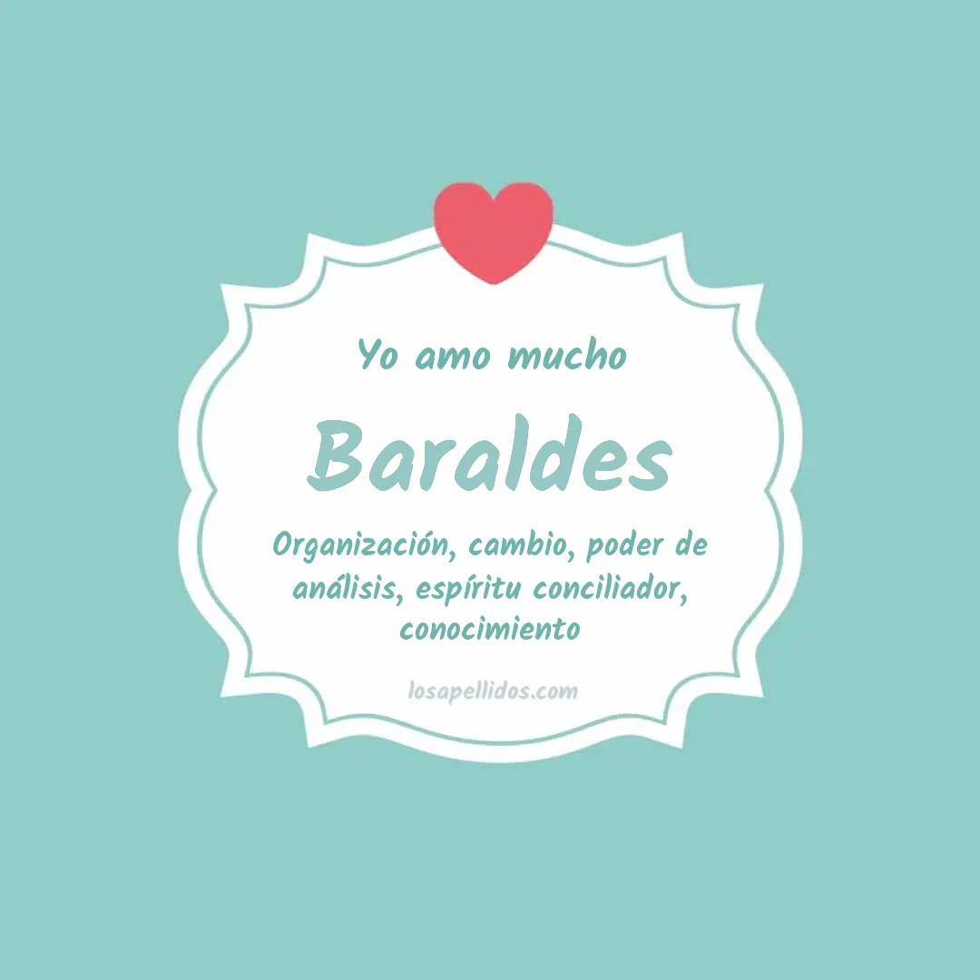Yo amo mucho Baraldes