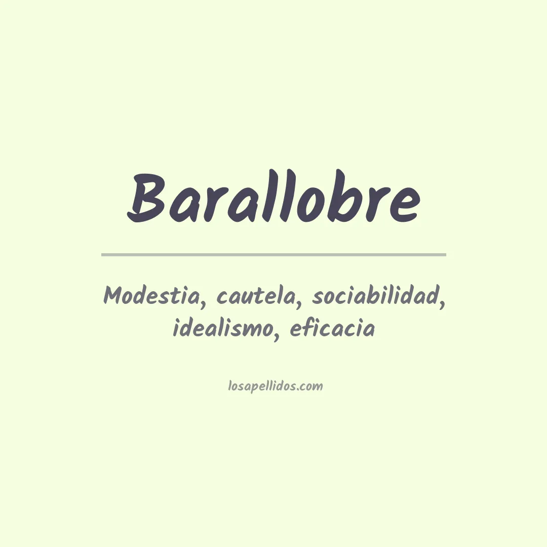 Apellido Barallobre