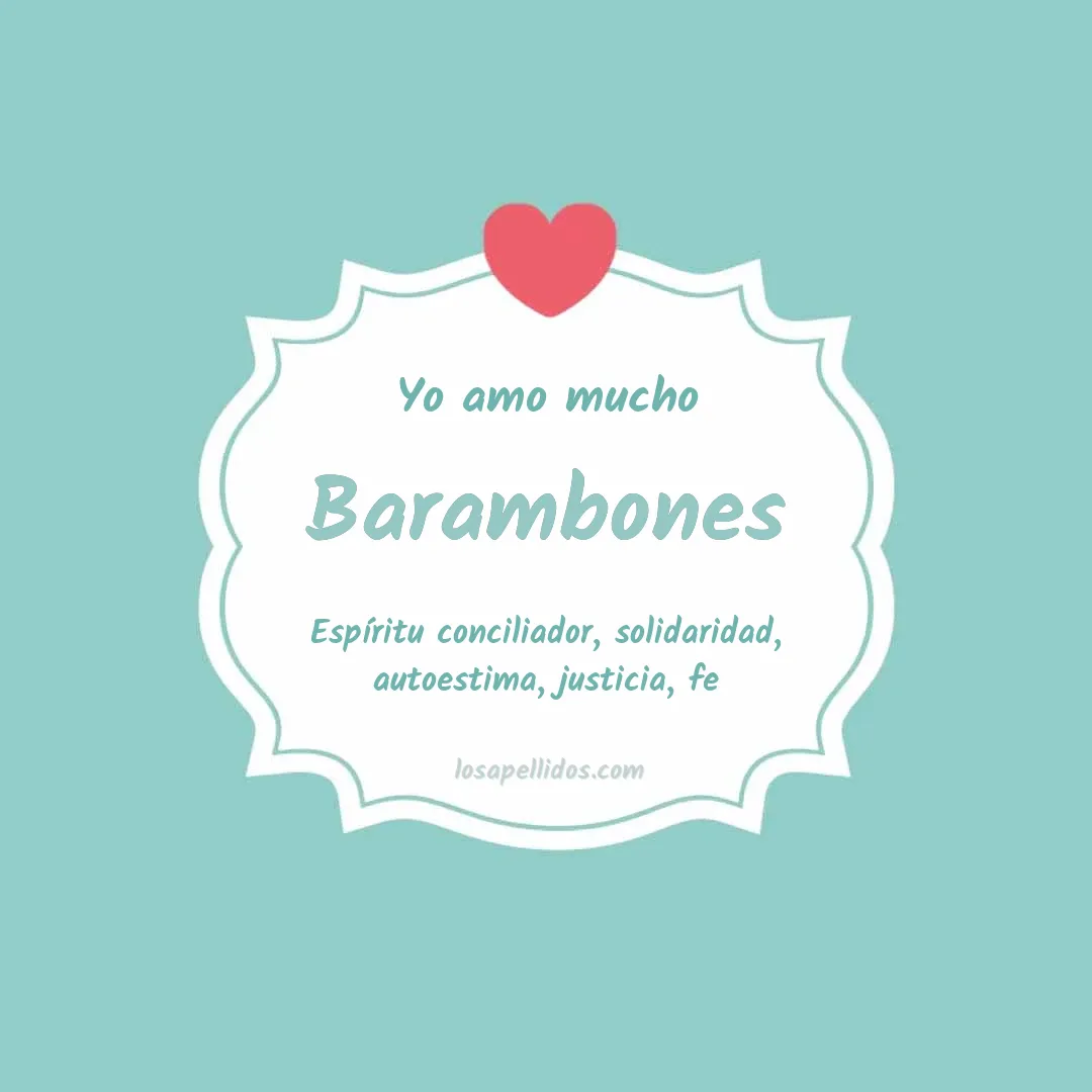 Yo amo mucho Barambones