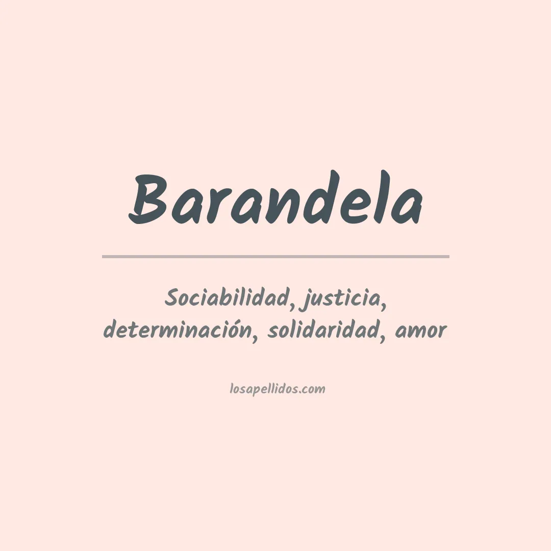 Apellido Barandela