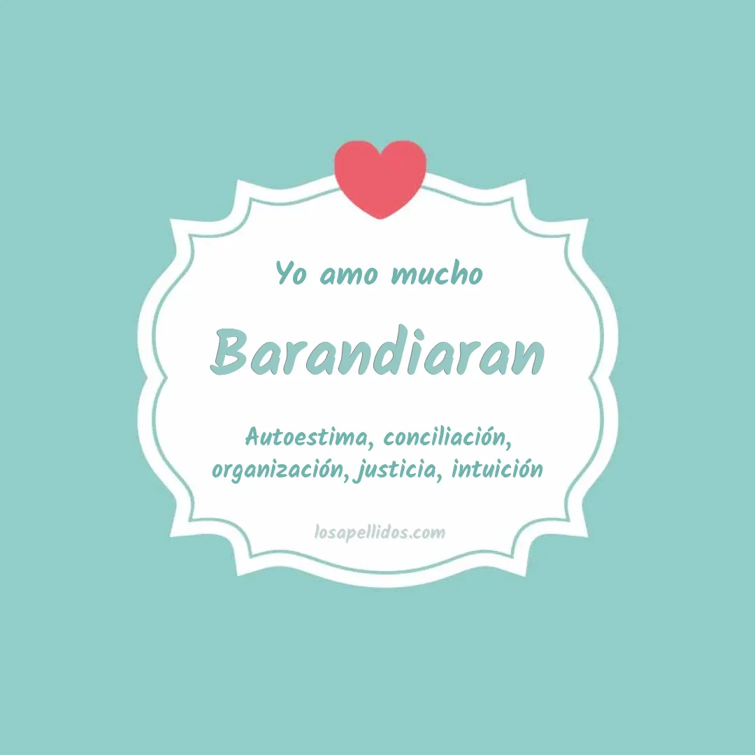 Yo amo mucho Barandiaran