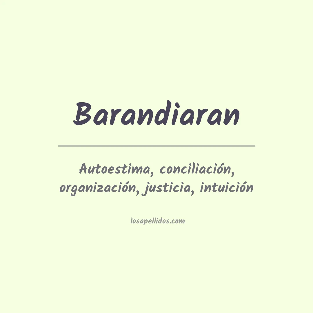 Apellido Barandiaran