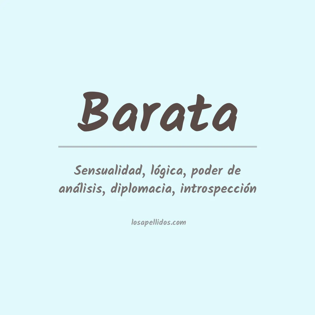 Apellido Barata