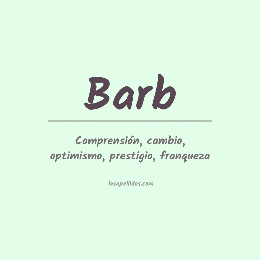Apellido Barb