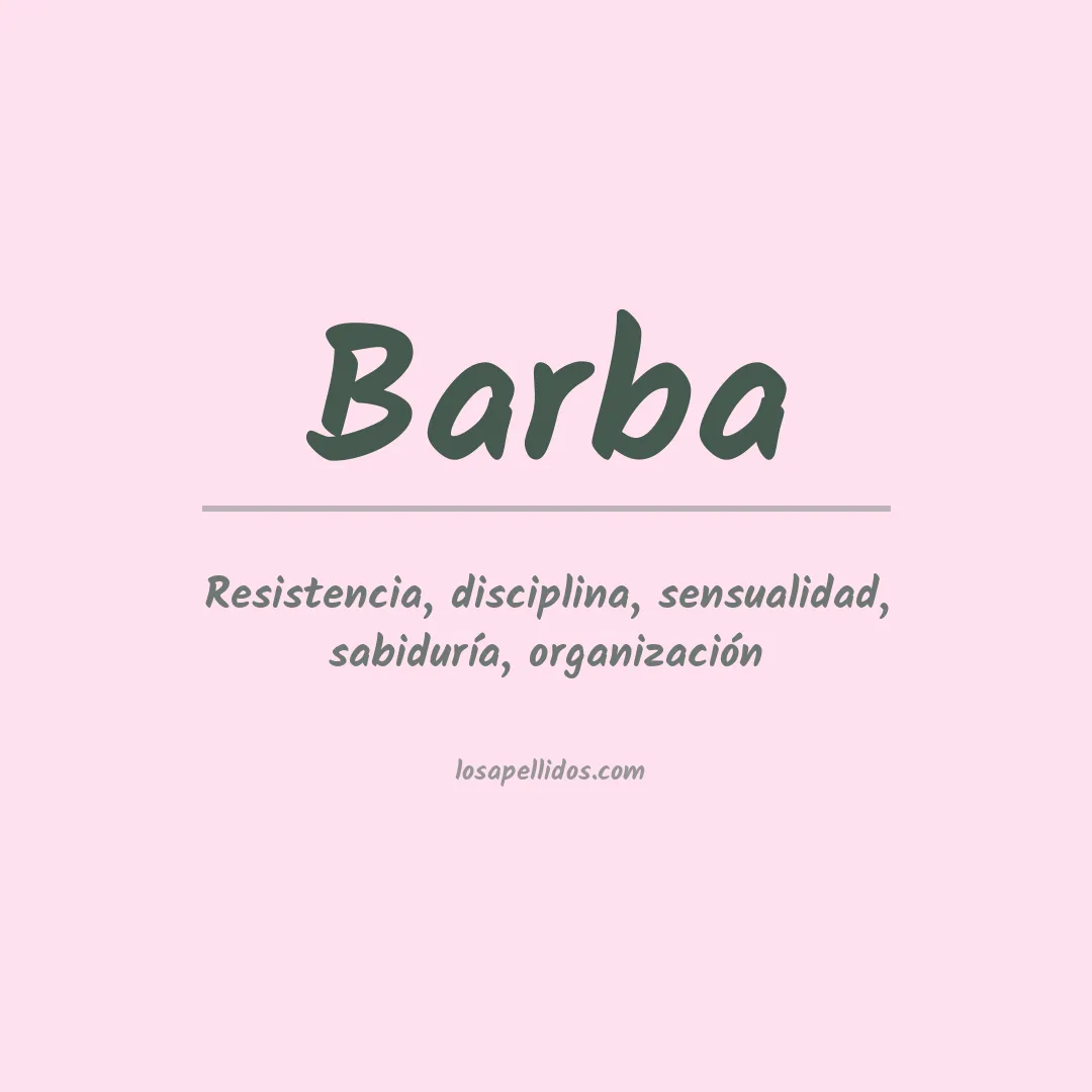 Apellido Barba