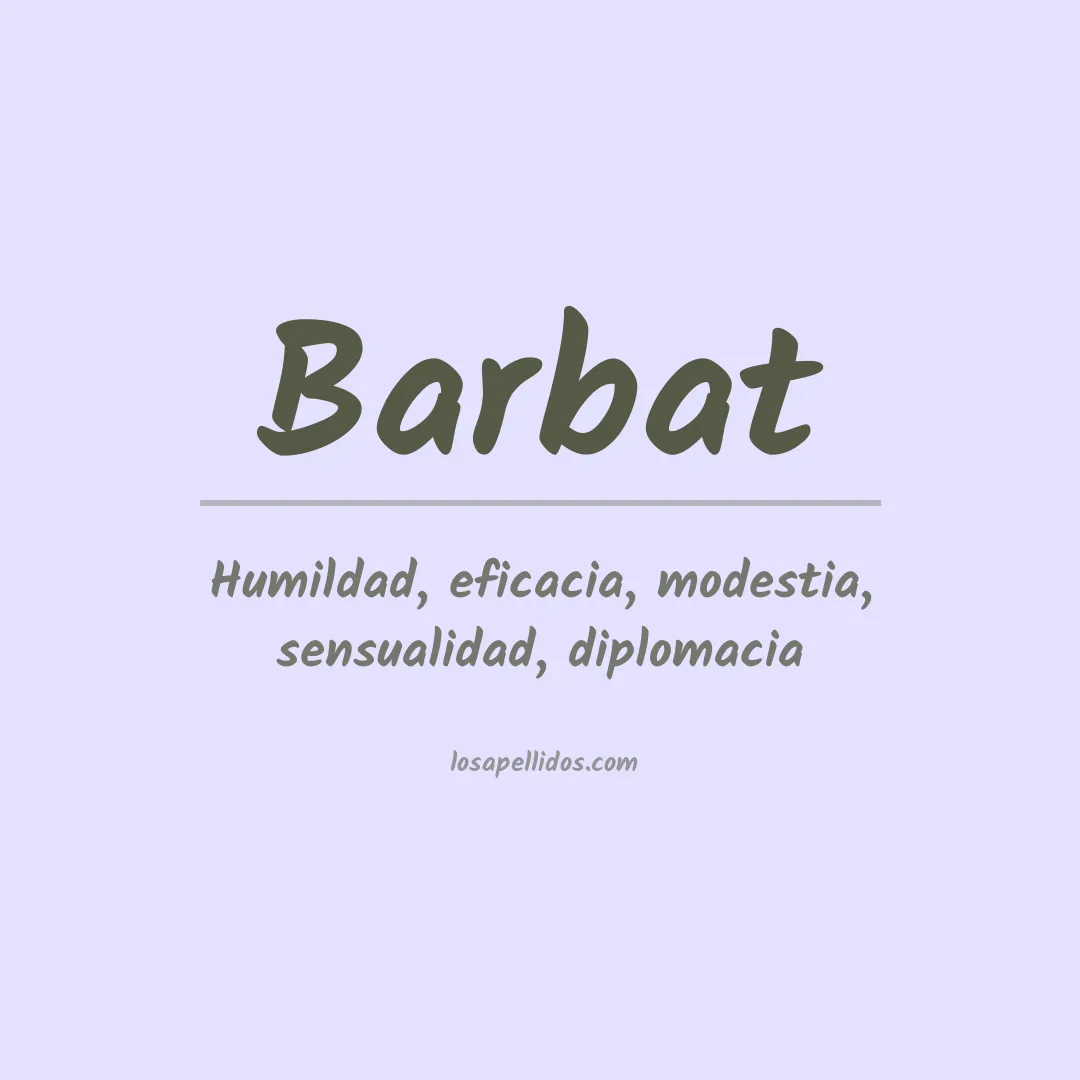 Apellido Barbat