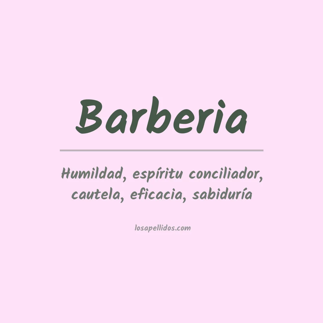 Apellido Barberia