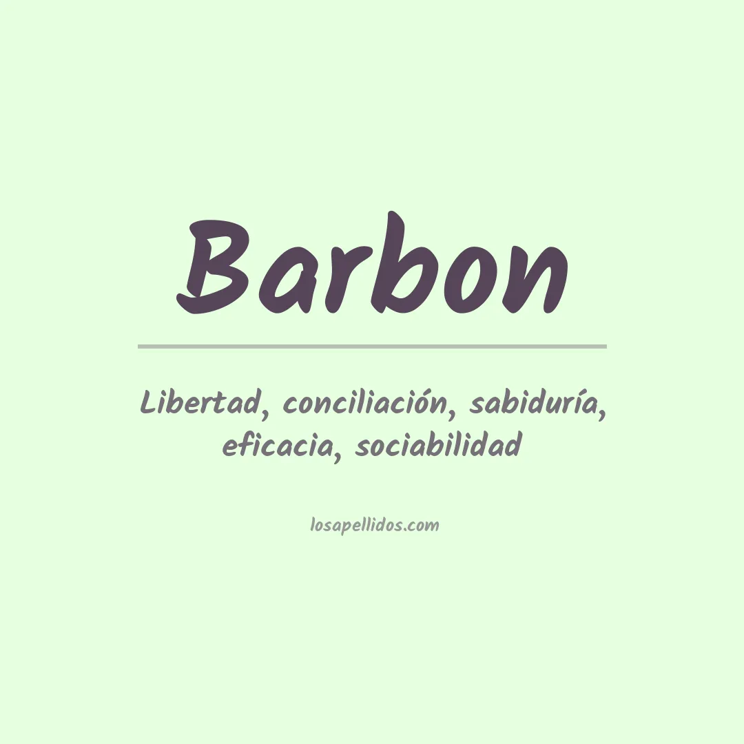 Apellido Barbon