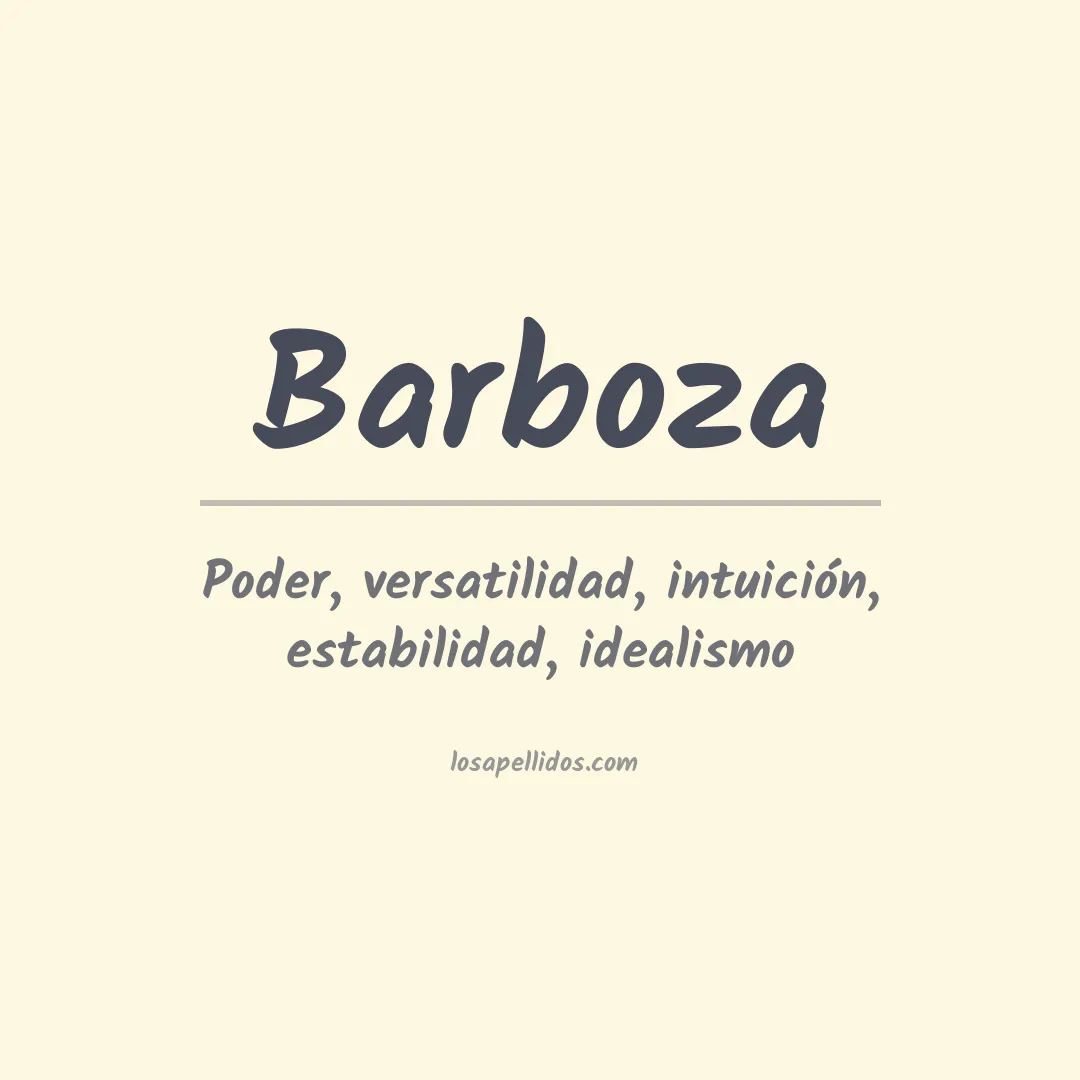 Apellido Barboza