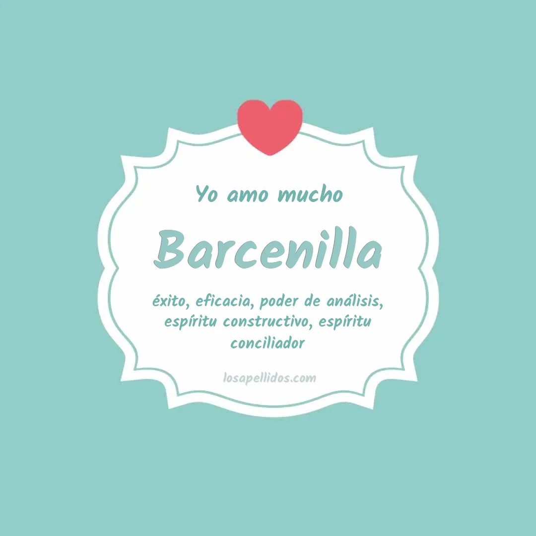 Yo amo mucho Barcenilla