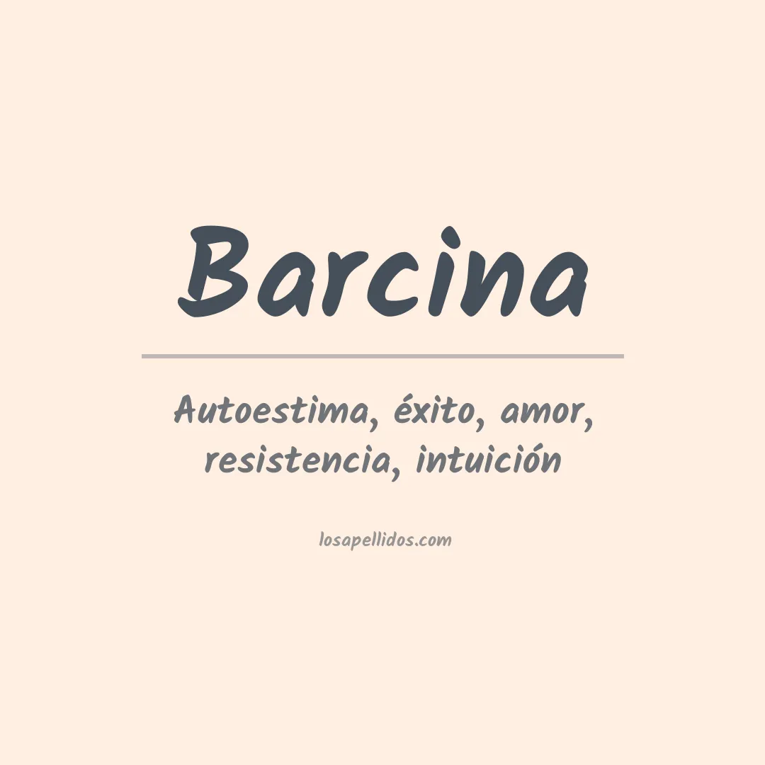 Apellido Barcina