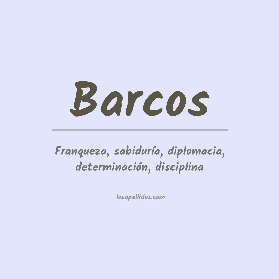 Apellido Barcos
