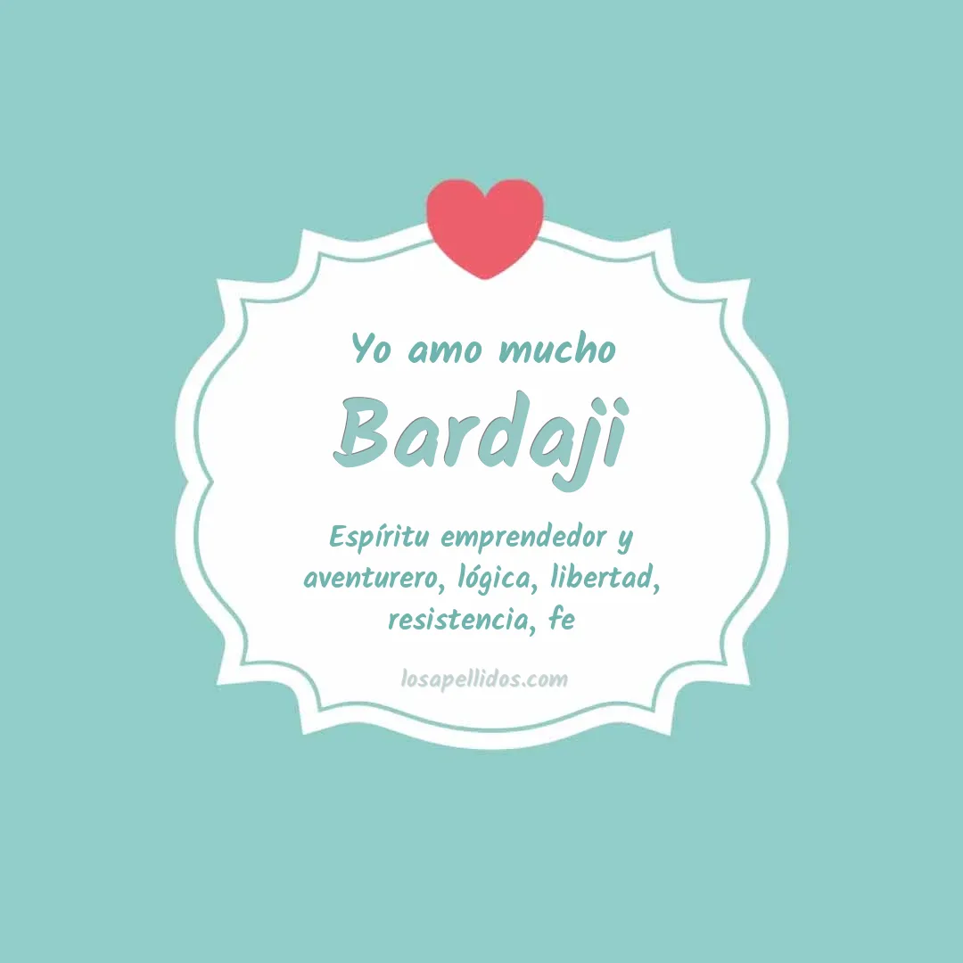 Yo amo mucho Bardaji