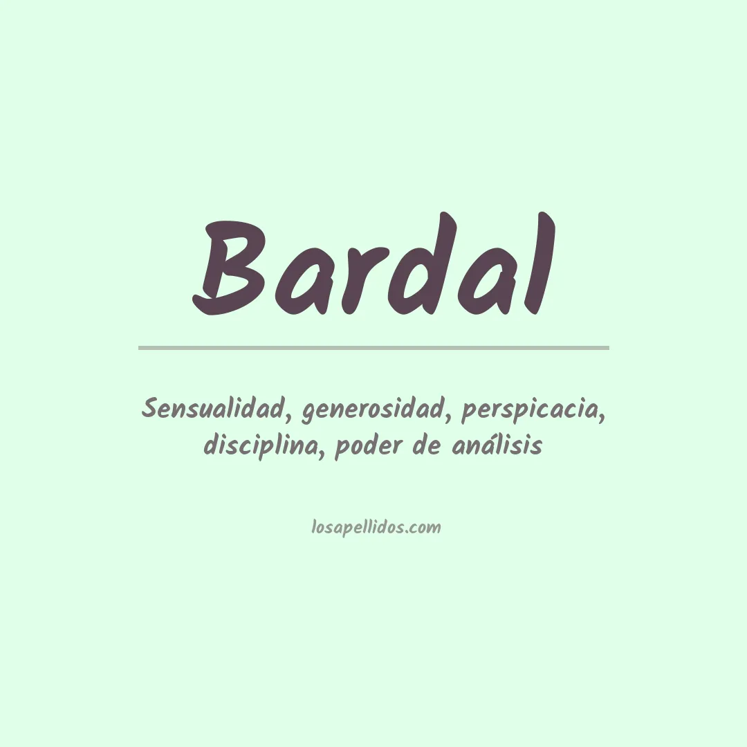 Apellido Bardal