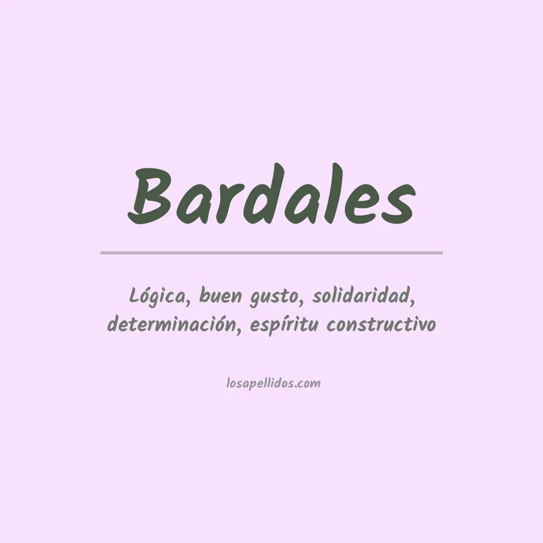 Apellido Bardales