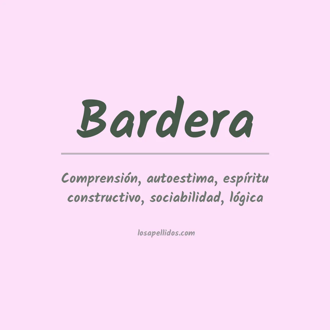 Apellido Bardera