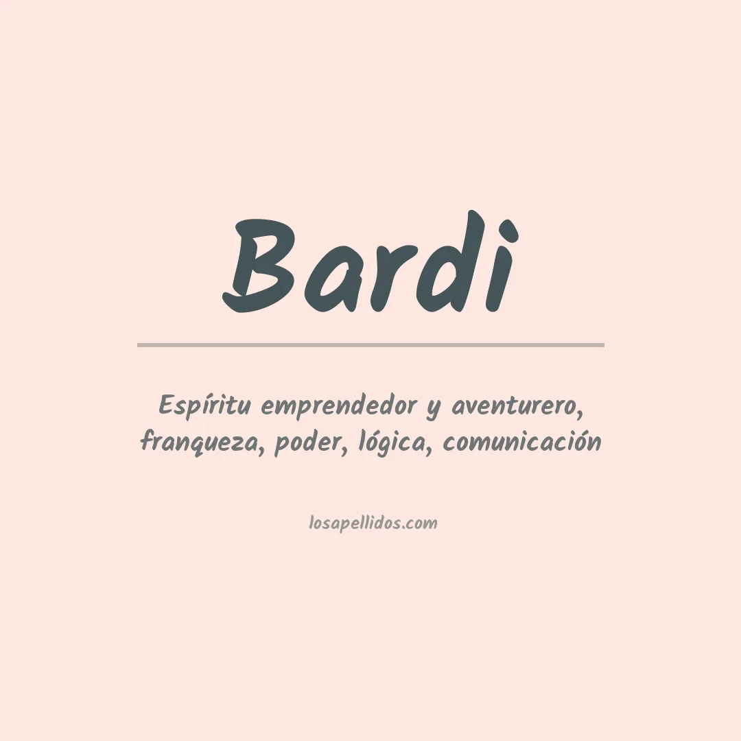 Apellido Bardi