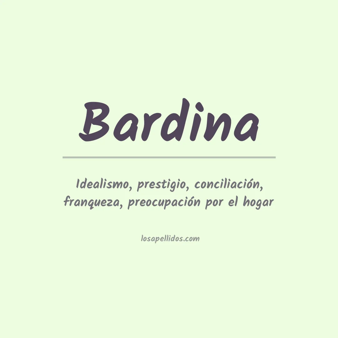 Apellido Bardina
