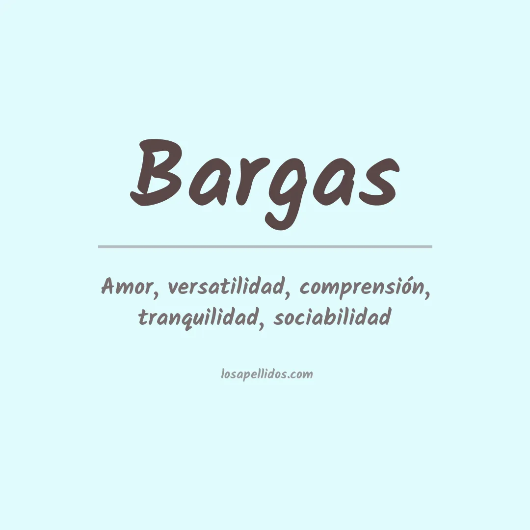 Apellido Bargas